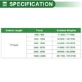 thumbnail image 4 of Unique Bargains 2 Pcs 35lb/160N 17inch/430mm Plastic End Fitting Lift Support Struts Silver Tone, 4 of 8
