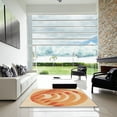 thumbnail image 6 of Ahgly Company Indoor Rectangle Patterned Neon Orange Area Rugs, 2' x 3', 6 of 6
