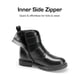 thumbnail image 3 of Botas DREAM PAIRS para Niñas con Brillo, Tobillo, Cierre Lateral y Hebilla Negra, 3 of 5