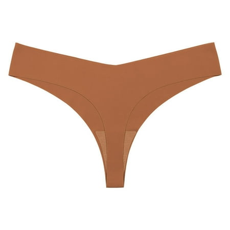 

Seamless Thongs for Women Traceless Sports Fitness Thong T Pants Panties Low Waist Breathable Quick Dry Underpants Sense Random Cut Stretch Briefs
