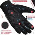 thumbnail image 2 of RDX Weight Lifting Gloves Gym Workout, Full Finger Touch Screen, Breathable Anti Slip Padded Palm Protection, Fitness Strength Training Powerlifting HIIT WOD Exercise, Men Women Home Gym Cycling, 2 of 6