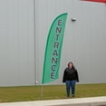 thumbnail image 3 of Vispronet Entrance Feather Flag, 2.6ft x 11.2ft, Flag Only, 3 of 5