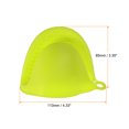 thumbnail image 2 of 4pack Silicone Pot Holders Heat Resistant Silicone Mini Oven Mitts Pinch Pot Holders Finger Protector Yellow Green, 2 of 6