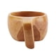 thumbnail image 3 of Wooden Tea Coffee Mug Portable Natural Wood Cup with Handle (#3), 3 of 4