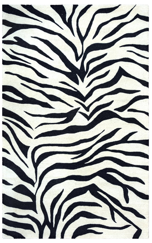 Rizzy Rugs Craft Area Rug CF0783 Off White Zebra Stripes - Walmart.com ...