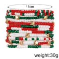 thumbnail image 3 of Set de pulseras Pingyongchang con bonitos abalorios navideños para mujeres y hombres, 3 of 3