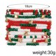 thumbnail image 3 of Set de pulseras Pingyongchang con bonitos abalorios navideños para mujeres y hombres, 3 of 3