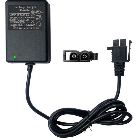 12 Volt Charger for Kids Ride On Car Toys12v Battery Charger for Yamaha Raptor 700R Toyota FJ Cruiser Dumar MegaTredz Motion Trendz Power Supply Adapter for Children Electric Wheels Cars