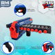 thumbnail image 5 of Pistola Juguete Lanza Dardos Espuma Cargador Horizontal 12 Dardos 20 Metros azul Grande, 5 of 5