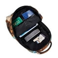 thumbnail image 5 of Hirioo Animal Filled Noahs Ark Print Laptop Backpack Lightweight Casual Travel Daypack for College Workplace Travel, 5 of 5