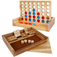 thumbnail image 1 of Set de juego de mesa Glintoper Shut The Box y mesas 4 en una fila, 1 of 9
