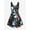 Black-24, variant on Rosegal Women's Plus Size Bats Pattern Lace Overlay Knot Halloween Fit and Flare Dress