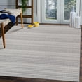 thumbnail image 5 of Beverly Rug Outdoor Area Rug 6' x 9' Patio, Porch, Garden White and Gray, 5 of 8