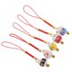 thumbnail image 4 of GOOHOCHY 5 unids fortune gato colgando encantos llave bolsa de llave decoraciones colgantes Teléfono correa encanto, 4 of 7
