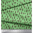 thumbnail image 3 of Soimoi Silk Fabric Bottle & Wine Glass Bar Print Sewing Fabric Yard 42 Inch Wide, 3 of 3