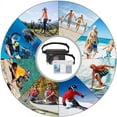 thumbnail image 6 of Waterproof Pouch with Waist Strap Beach Accessories Best Way to Keep Your Phone and Valuables Safe and Dry Perfect for Boating Swimming Snorkeling Kayaking Beach Pool Water Park 2Pack Black+White, 6 of 9