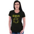 thumbnail image 3 of Graduate 90s Throwback Graduation Womens Slim Fit Graphic Tee Brisco Brands S, 3 of 5