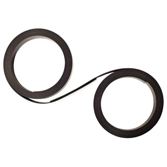 Magnet-to-Magnet Matching Pole Magnet with Adhesive - 1" X 5' 60 mil Strip Roll