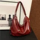 thumbnail image 2 of Bolso bandolera de PU con cremallera 2024 de alta calidad, sólido, de gran capacidad, versátil, moderno, suave, sencillo, para el hombro, 2 of 5