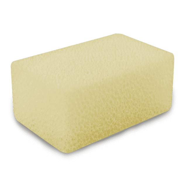 repuesto esponja lomas aquajet 30 filtrante mecánico 30 beige, esponja rectangular de espuma porosa con celdas abiertas en vista frontal; repuesto para filtros de cascada AquaJet y compatible con AquaClear 30, para filtros de 34–114 L, atrapa partículas y facilita la filtración biológica durante el mantenimiento del filtro; también suele usarse para limpiar piezas pequeñas en acuarios.