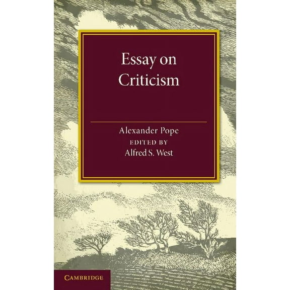 Essay on Criticism: Edited with Introduction and Notes, (Paperback)