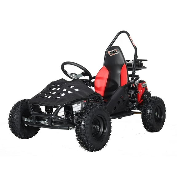 X-Pro Brand New Rover 50cc Gas Go Kart with Pull Start, Rear Disc Brake, 6" Wheels!