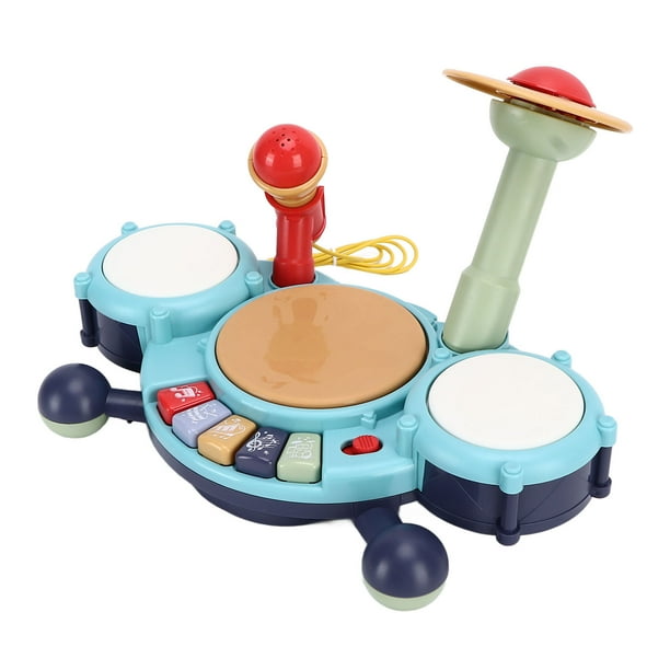 Ensemble De Batterie Pour Bébé, Couleurs Vives, Opération Facile,  Instruments Pour Tout-petits, Coffret De Jeu électronique Multifonctionnel,  Coffre-fort Pour Jouet, Cadeau 