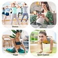 thumbnail image 5 of YOMYM Women Five Toe Split Toe Non Slip Yoga Socks,No Show Ankle Five Finger Workout Socks for Yoga Dance Home Fitness, 6 Pairs, 5 of 8