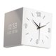 thumbnail image 2 of Reloj de esquina de doble cara, adorno de pared versátil para exteriores, fácil de leer Blanco, 2 of 9