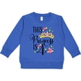 thumbnail image 2 of Inktastic This Princess is Four 4th Birthday Toddler Sweatshirt, 2 of 4