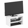 thumbnail image 2 of Furinno CLASSIC 15.7" Wide Stackable Monitor Stand Riser Set of 2 White, 2 of 7