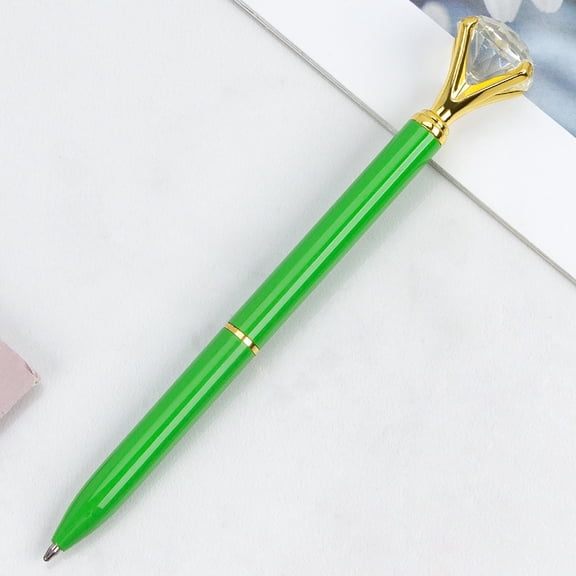 Diamond Pens Fun Fancy Crystal Diamond Pen For Women, Bling Metal Pens, Black Ink, 18 Count(Mixed Colors)