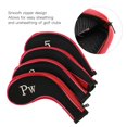 thumbnail image 2 of Rdeghly Putter Cover,Golf Head Covers,10pcs Neoprene Waterproof Golf Club Iron Head Covers Putter Set Protector Case Golf Accessory, 2 of 8