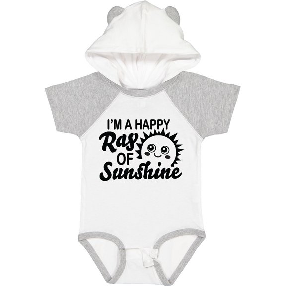 Inktastic Im a Happy Ray of Sunshine with Happy Sun Boys or Girls Baby Bodysuit
