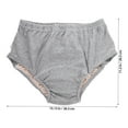 thumbnail image 2 of MERRYHAPY  Seamless Leakproof Nappy Covers Diapers Panties Elder Baby Grey, 2 of 8