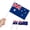 Australia, variant on 2026 World Cup 12-Pack Handheld Country Flags, Mini Fan Flags for US Canada Mexico World Cup Parties, Classroom & International Events Decor