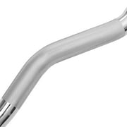 Philosophy Gym Rubber Fixed Barbell, 100 LB Pre-Loaded Weight EZ Curl Bar for Strength Training & Weightlifting