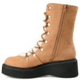 thumbnail image 2 of Journee Womens Kannon Lace Up Cold Weather Booties, 2 of 8