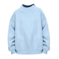 thumbnail image 3 of Shinyii Girls Neck Lined Sweatshirt Oversized Pullover Top, Sizes 3-16, 3 of 3
