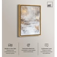 thumbnail image 2 of Burnished Patina Canvas Gemstone Abstract Art by Art Remedy, Gold Frame, 30" x 45", 2 of 7