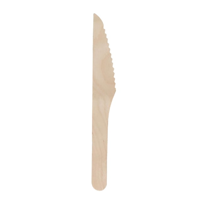 Disposable Wooden Cutlery (100 Knives/Pack) 16Cm, Wooden Cutlery Set 100Pcs Spoons Wooden Compostable Utensils Forks and Spoons Silverware, Disposable Wooden Cutlery (Forks 100 Per Pack)