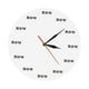 thumbnail image 3 of Reloj de pared motivacional, reloj silencioso decorativo, adorno de pared acrílico. blanco, 3 of 9