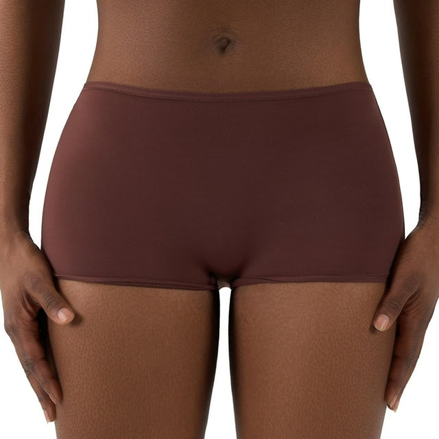 Mid Sport Shorts in Nylon with 4-Way Stretch, Womens Boy Shorts