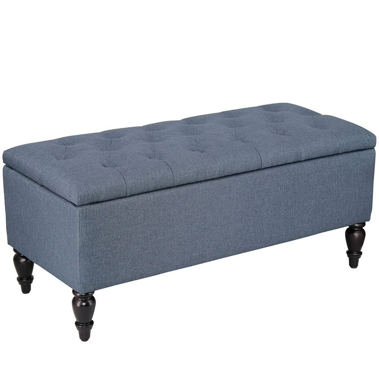 Upholstered storage shop bench walmart