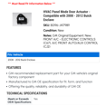 thumbnail image 2 of HVAC Panel Mode Door Actuator - Compatible with 2008 - 2012 Buick Enclave 2009 2010 2011, 2 of 2