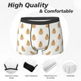 thumbnail image 2 of Men's Boxer Briefs, Birthday Capybaras Soft Comfy Mens Underwear Boxer Briefs Breathable With Widen Waist, 2 of 7
