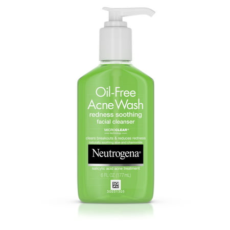 Neutrogena Salicylic Acid Facial Cleanser for Redness, 6 fl. (Best Treatment For Redness On Face)