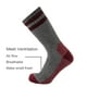 thumbnail image 4 of Calcetines de lana Cerebro Cerebro Merino para hombre, senderismo a media pantorrilla, 4 of 8
