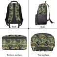 thumbnail image 5 of KUIFORTI Fish Camo Kids School Backpack Durable Large Capacity Boys Bookbag with Multiple Storage Pockets Side Pockets Suitable for Elementary Primary Middle Daily Use, 5 of 7