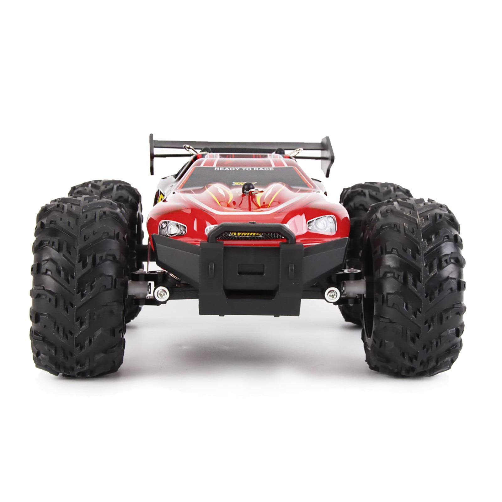Red Red 1:18 2.4G Rc Off Road Truck 2Wd High Speed Short Course Rtr Car Pvc Abs 18Km/H